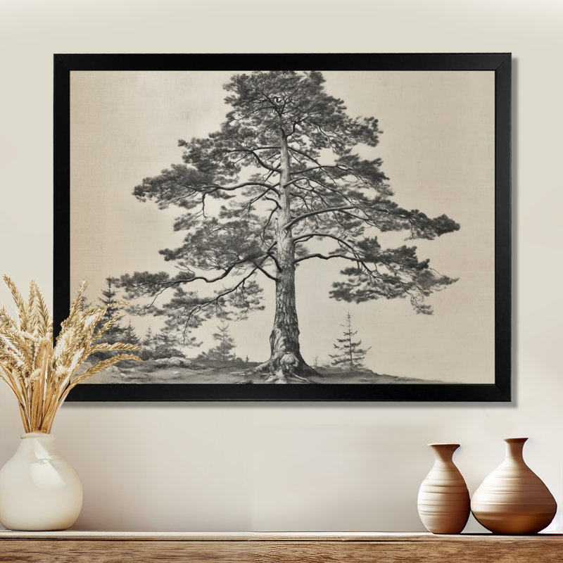 Reproduction d'art sur toile, pin, Cadre photo unique, Noir, H 12 po x l 20 po