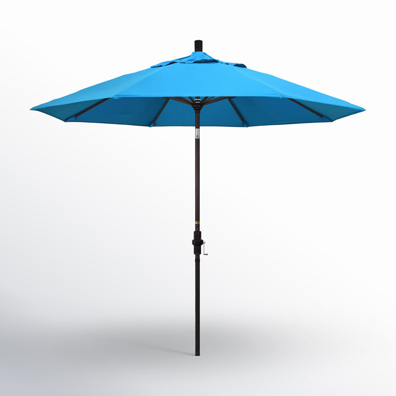 Parasol Sunbrella® 108 po Romany, Toile toile Sunbrella® cyan