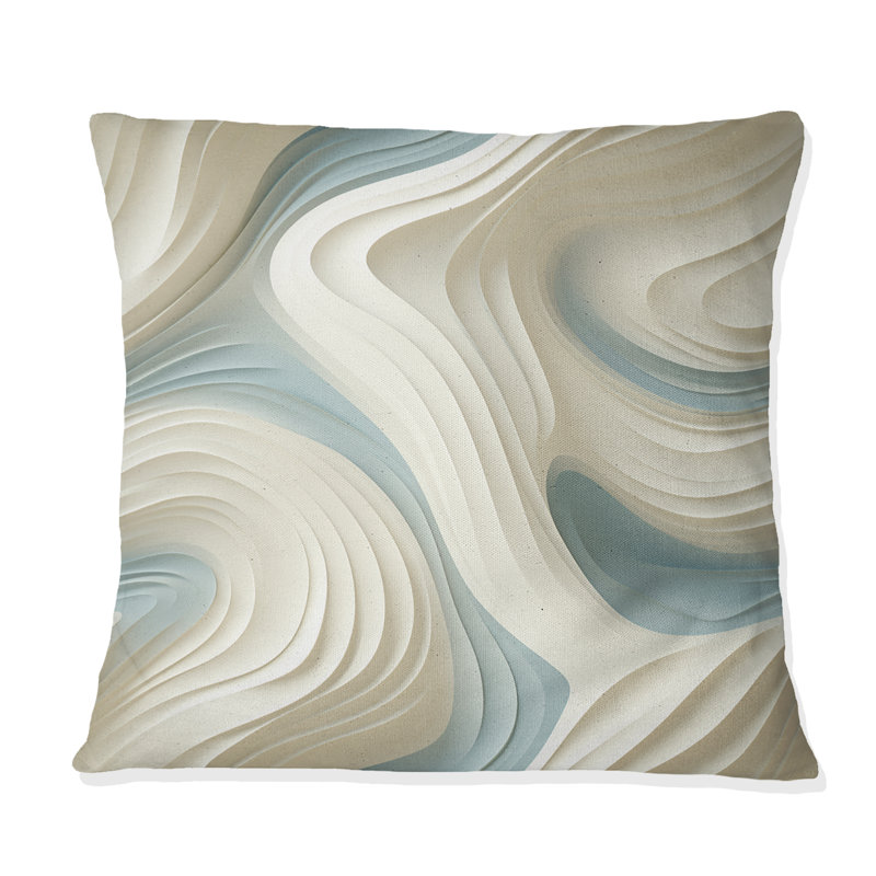 Abstract Throw Pillow, 16" x 16"