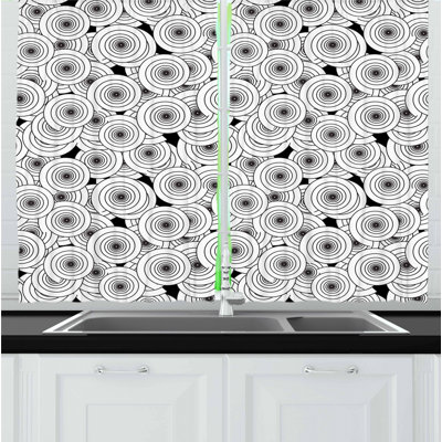 Pointed Kitchen Curtain