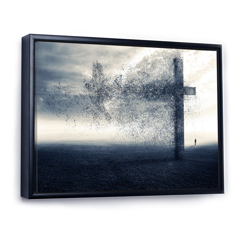 «Christian Grassy Field», impression sur toile encadrée