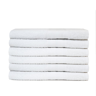 Ensemble de serviettes de bain 100% coton 6 pièces Nelcy