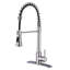 Robinet de cuisine à poignée simple pull down-46828101