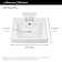 American Standard Decorum 20.25'' White Vitreous China Rectangular Bathroom Sink with Overflow