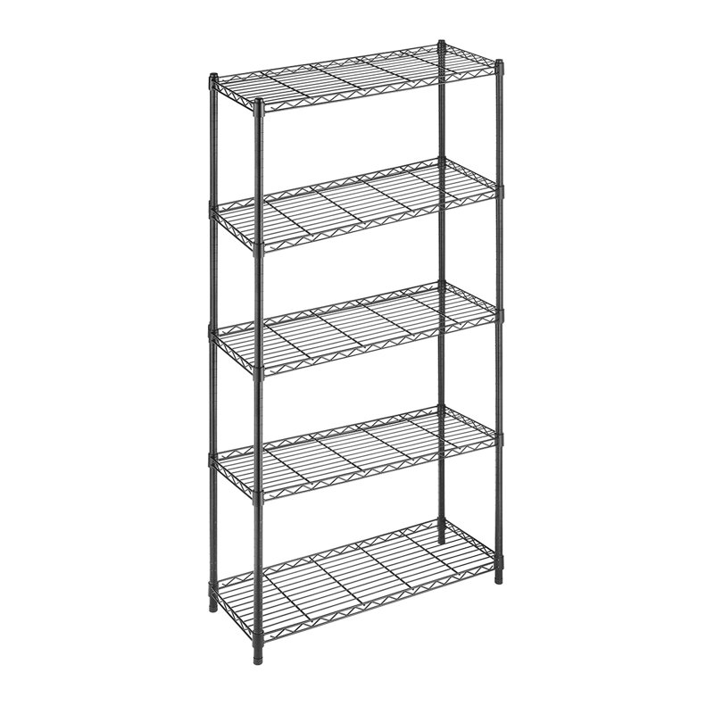 Jambi 21.6'' W Steel Shelving Unit, 59" H x 21.6" W x 11.8" D