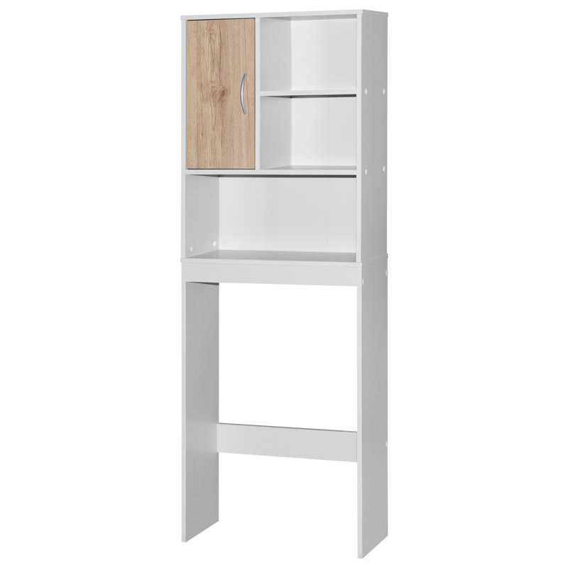 Over The Toilet Storage, White/Natural Oak