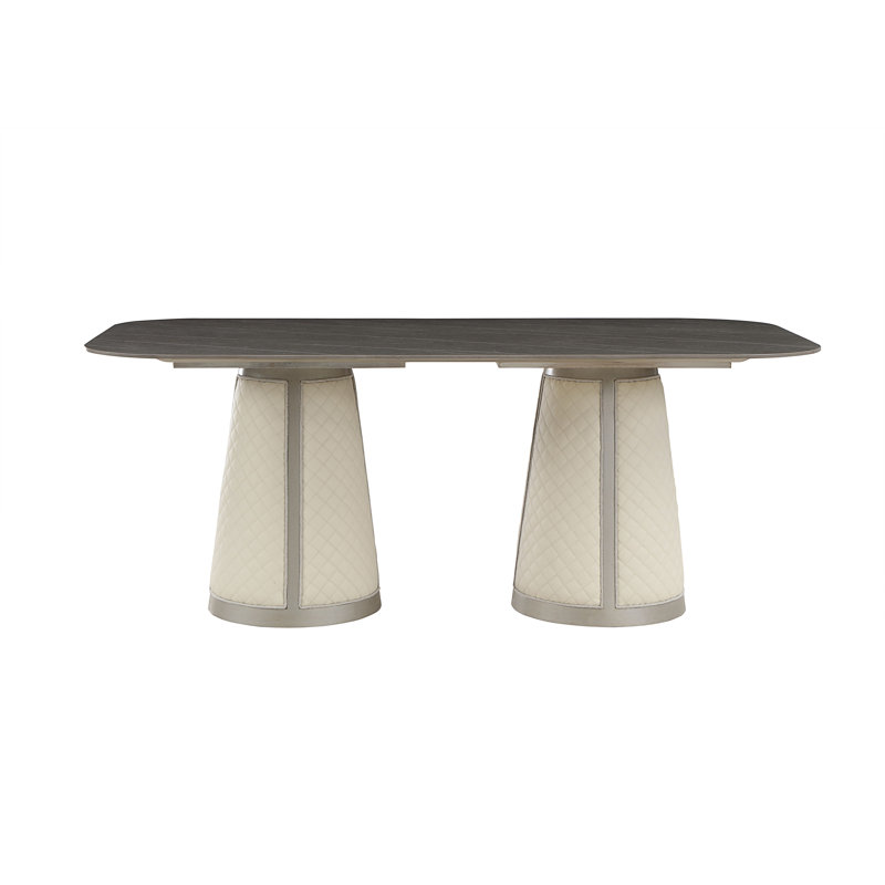 Table de salle à manger Kasa, H 30 po x l 42 po x P 82 po
