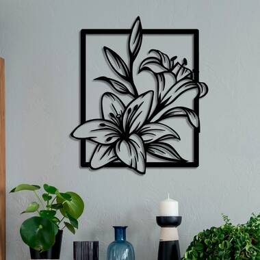 NEW! Botanica Flower Wall Mural Stencil