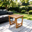 Table d'appoint d'extérieur en bois d'acacia Dayo