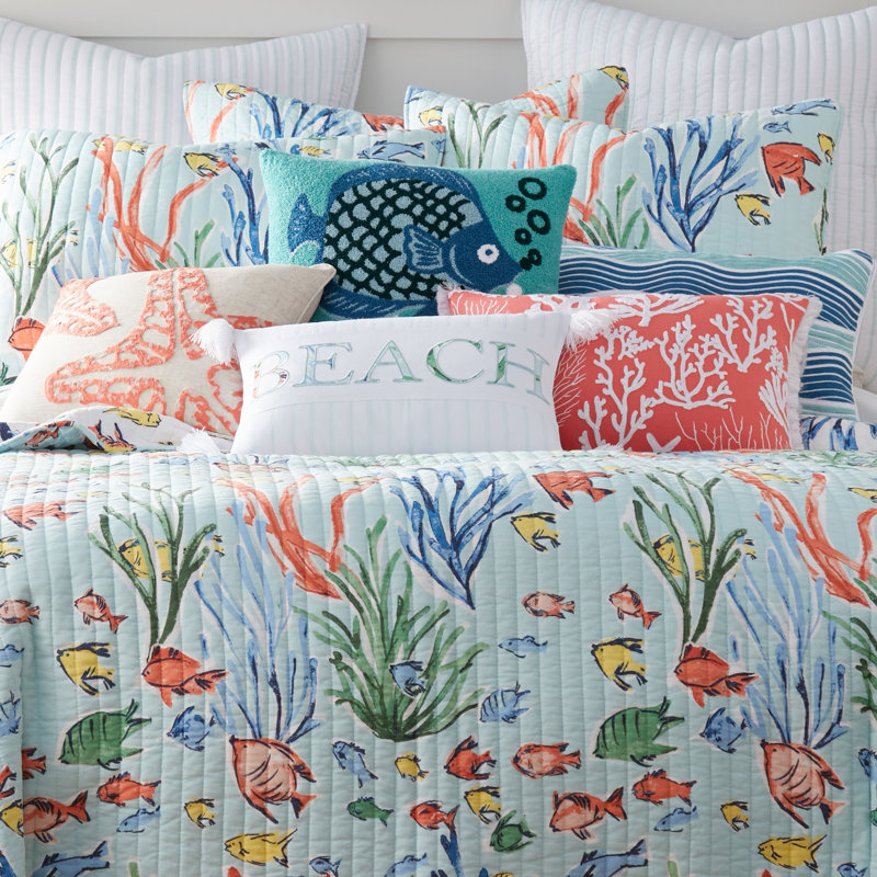 Sancti Petri Quilt Set, King Quilt + 2 Euro Shams