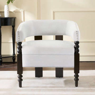 Barrel Upholstered Armchair