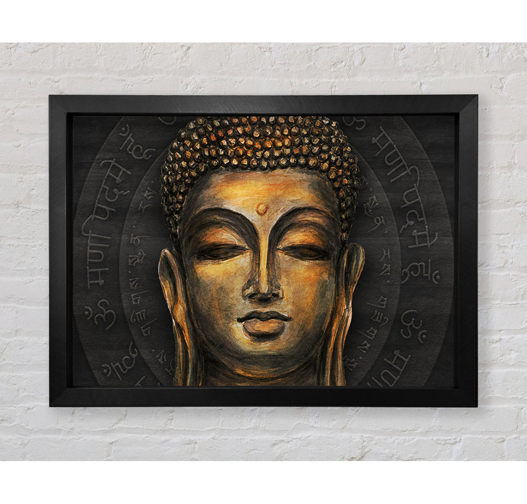 Gerahmtes Wandbild Serenity Buddha