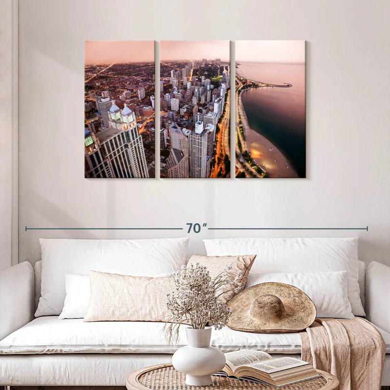 Sirci Lake Shore Drive, H 28 po x l 45 po