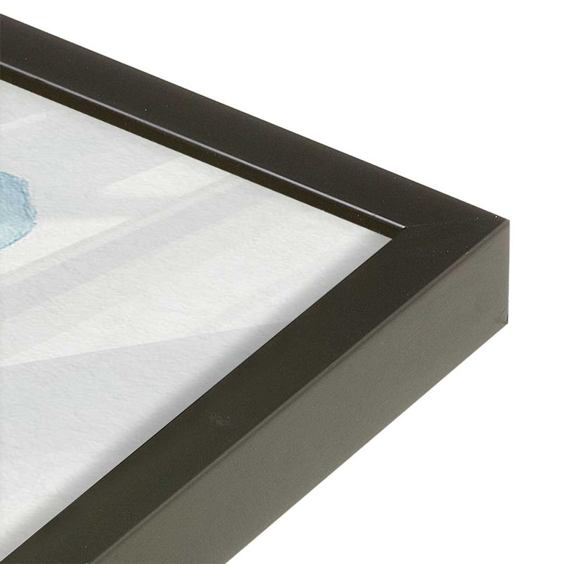 Ensemble de 2 reproductions Soft Petal Dance, 24" x 18", Framed Print, Satin Black