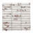 Cala Rosso 1" x 3" Viola Porcelain Mosaic Floor and Wall Tile
