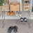 Stackable Two‑Tier Metal Shoe Rack in Closet Storage Organizer