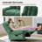 Jace Modern Upholstered Manual Swivel Rocker Recliner with Phone Holder-1426389531
