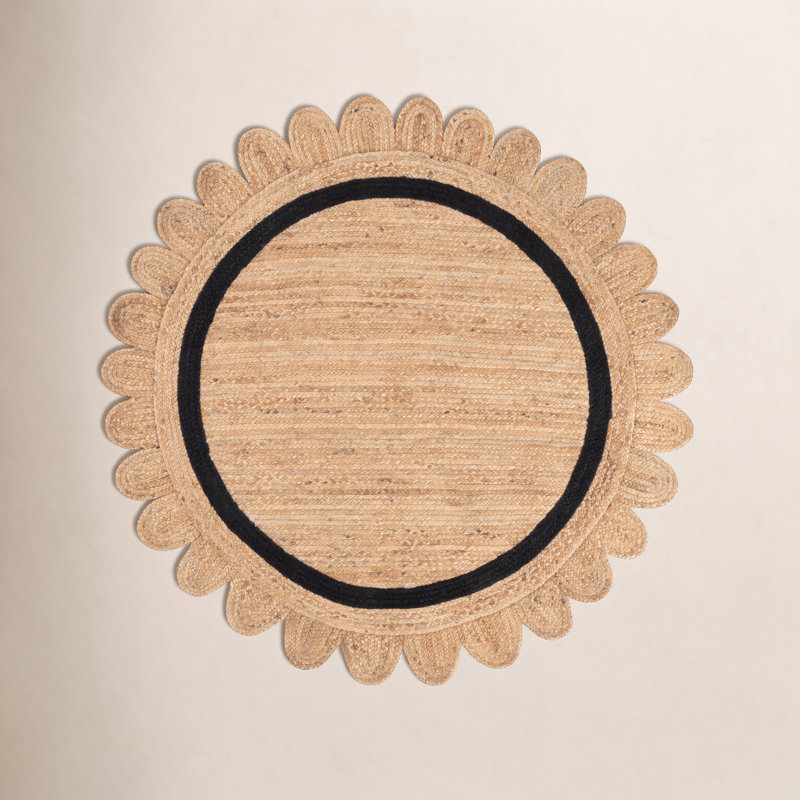 Tapis en jute / sisal Inkai, Rond 6 pi