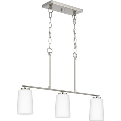 Lustre classique / traditionnel à 3 lumières avec îlot de cuisine Shannette