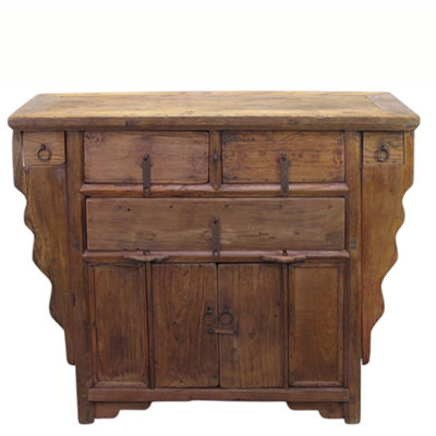 3 Drawer Poplar Sideboard