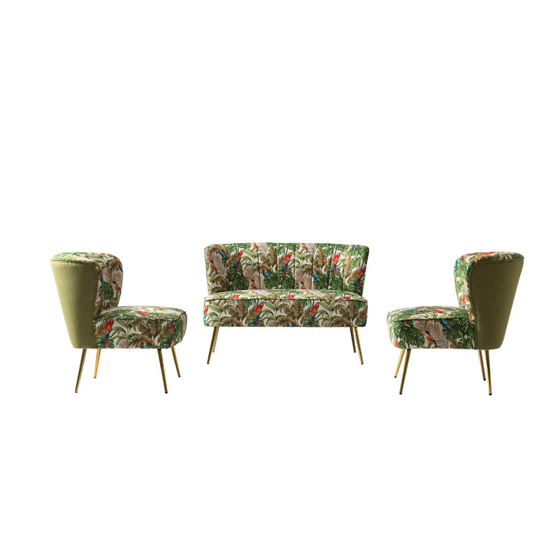 3 - Piece Living Room Set, Green