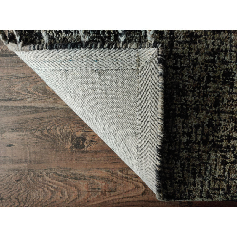 Tapis taupe Nomad, Tapis de couloir 2 pi 6 po x 8 pi