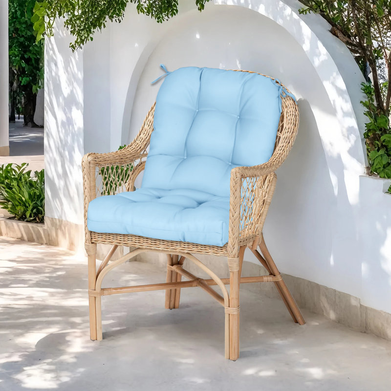 Ensemble de 2 coussins de remplacement pour l'extérieur, Bleu clair