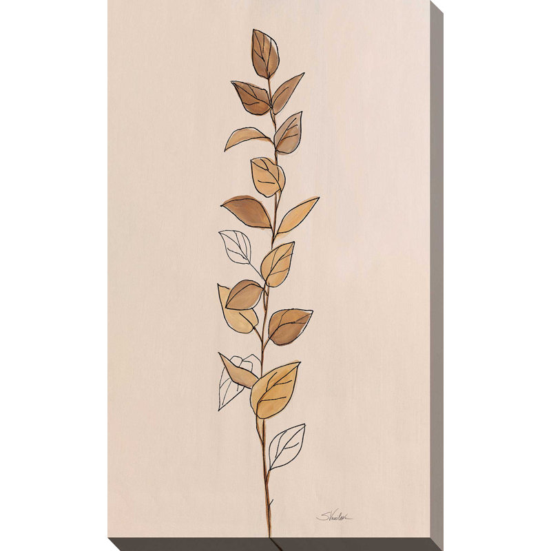 Farm Branch II - Peinture, L 18 po x H 30 po, Toile tendue
