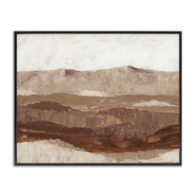Abstract Canyon, peinture sur bois