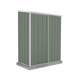 Absco EZI Slider 5' x 3' Metal Storage Shed Pale Eucalypt