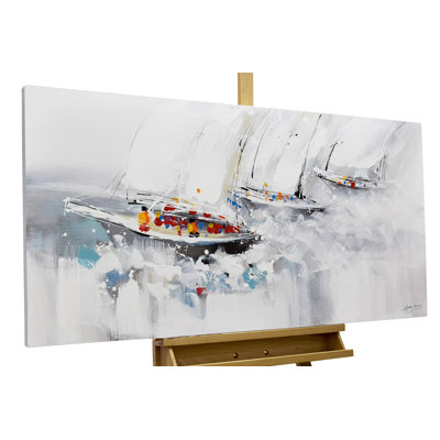 Hand-Painted Canvas Picture Endspurt