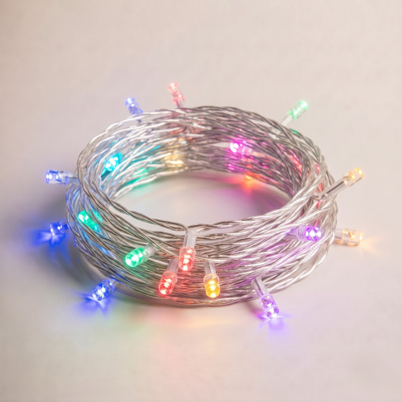 400 lumières à DEL 32 pi pour Noël (multicolore), Multicolore