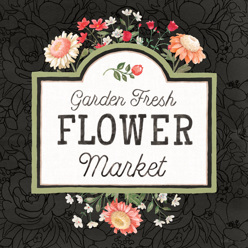 Flower Show VII - Impression sur toile tendue, H 12 po x l 12 po