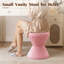  Repose-pieds de tabouret d'appoint capitonné Konsta-537115995