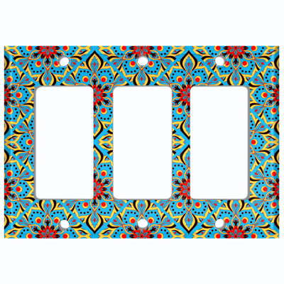 Patterned Rocker Standard Wall Plate
