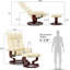 Fauteuil de bureau inclinable en cuir Odey-373757754
