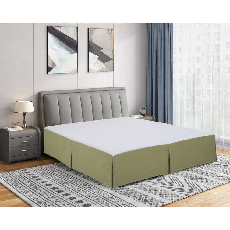 Jupe de lit en microfibre douce de 14 po Wayfair Basics® 1800 Series