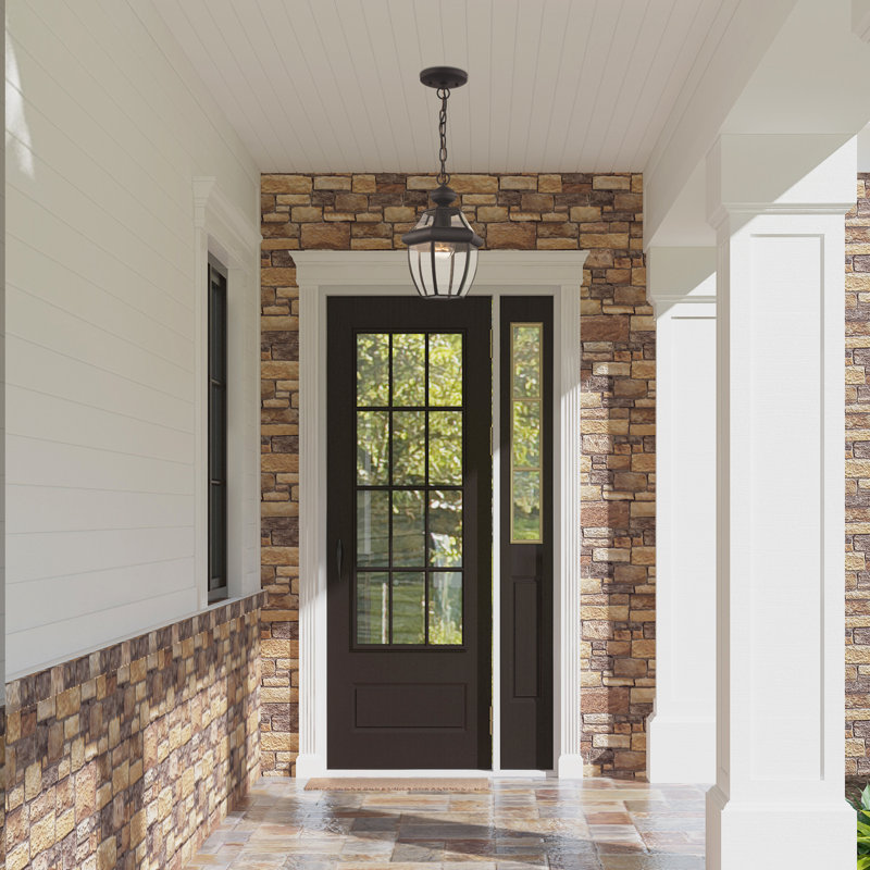 Alexavier Outdoor Hanging Lantern, Bronze