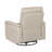 Taupe Premium Leather Recliner - Gentle Gliding Swivel Motion, Luxury Living Room Furniture-557171406