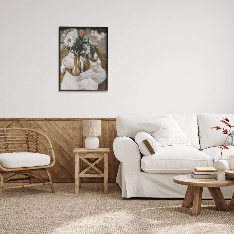 Art mural sur toile Stupell Industries, H 30 po x l 24 po x P 1,5 po, Giclée encadrée noir minuit