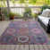 Machine Washable Indoor/Outdoor Xhevrie Pink Rug