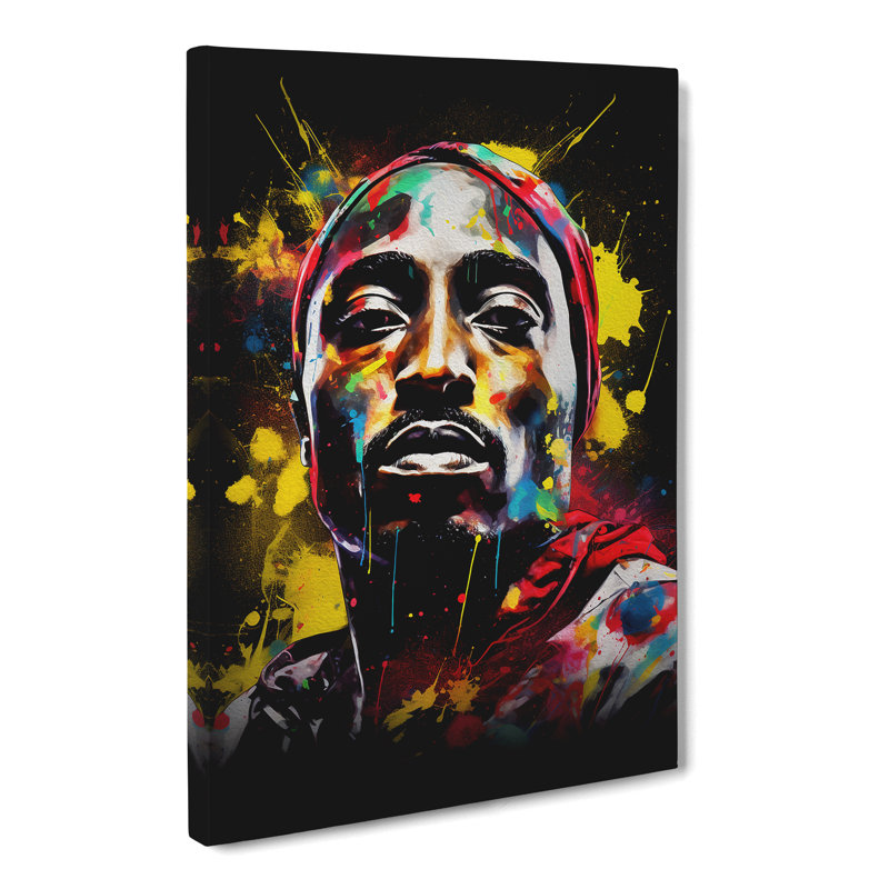Tupac Shakur Dadaism - Print, 60cm H x 40cm W x 3cm D