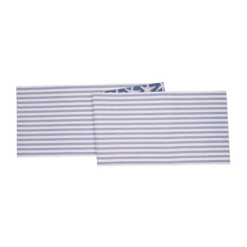 Calming Seas Starfish Reversible Table Runner