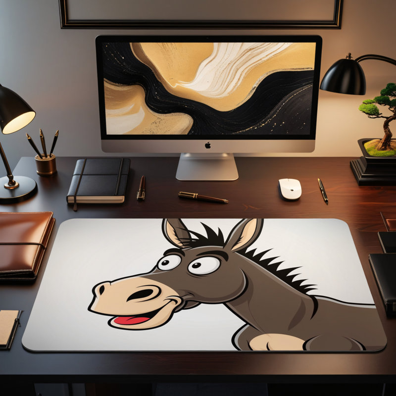 Polyester Desk Pad, 14.4x12.1