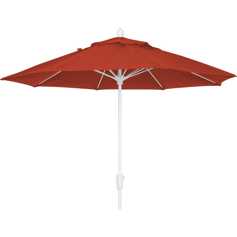 Parasol de marché 7,5 pi Prestige, Blanc, Sunbrella® terre cuite