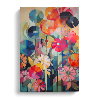 Mahle Flowers Retro Vol.8 - Wrapped Canvas Print