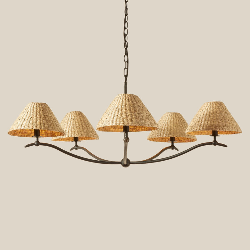 Bainbridge Chandelier, 5 Lights, 15" H x 41" W x 41" D