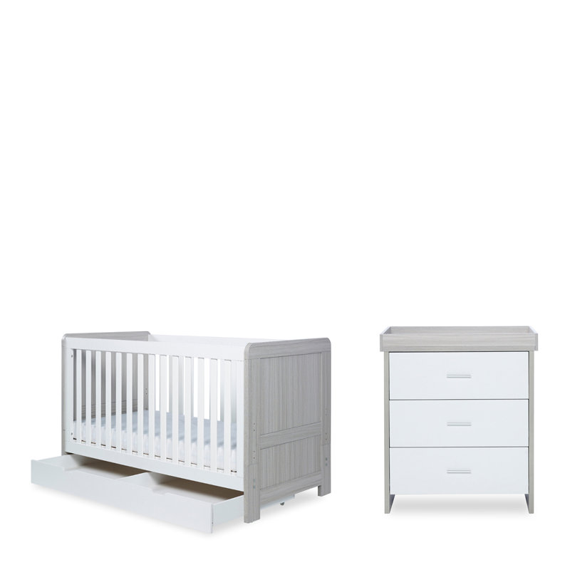 Pembrey 2 Piece Furniture Set, Ash Grey / White