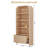 70'' Tall Arched Storage Display Cabinet-1647858514