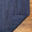 Tapis bleu marine tressé à la main Catriona-1952176147